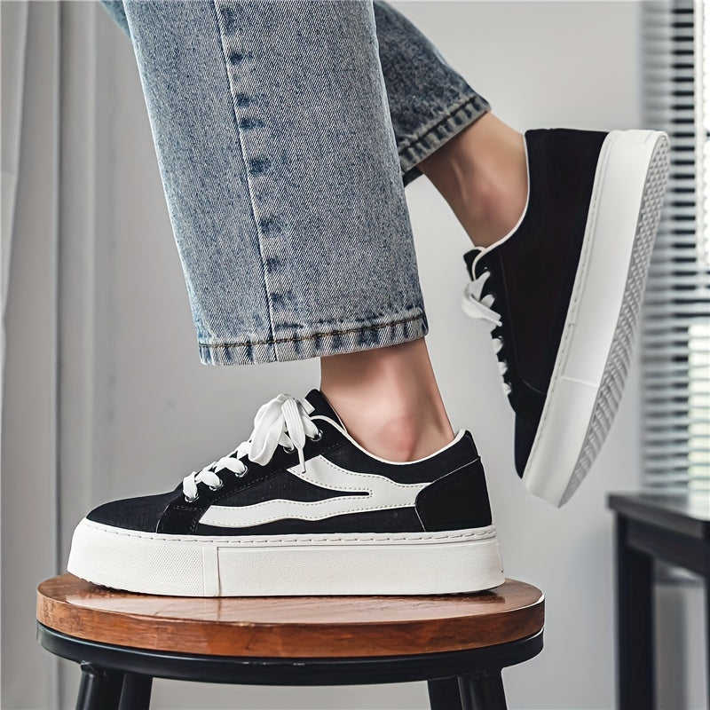 Men's Lace Up Sneakers Outdoor Skateboarding Shoes