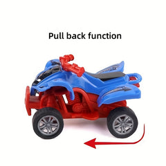 1pc Pull Back Car Toy Car Mini Off road Beach Motorcycle Cart Car Racing
