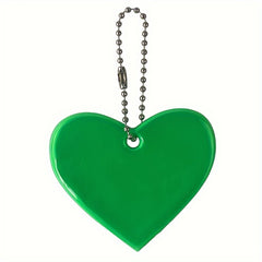 Love Shaped Reflective Pendant Keychain Backpack Glow in the Dark
