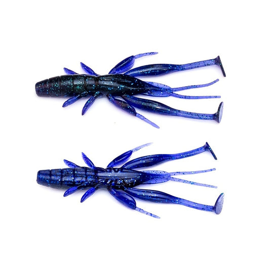 8pcs 2.7g Floating Shrimp Lure Elastic Soft Bait Fishing Accessories