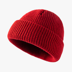 Men's Warm Stretchable Fiber Beanie Hat