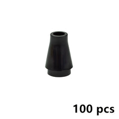 100pcs Building Blocks Cone 1x1 without Top Groove Special Assembly Particle