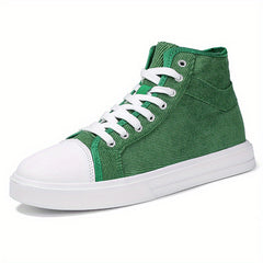 Men's Casual Canvas Lace-up Skate Shoes