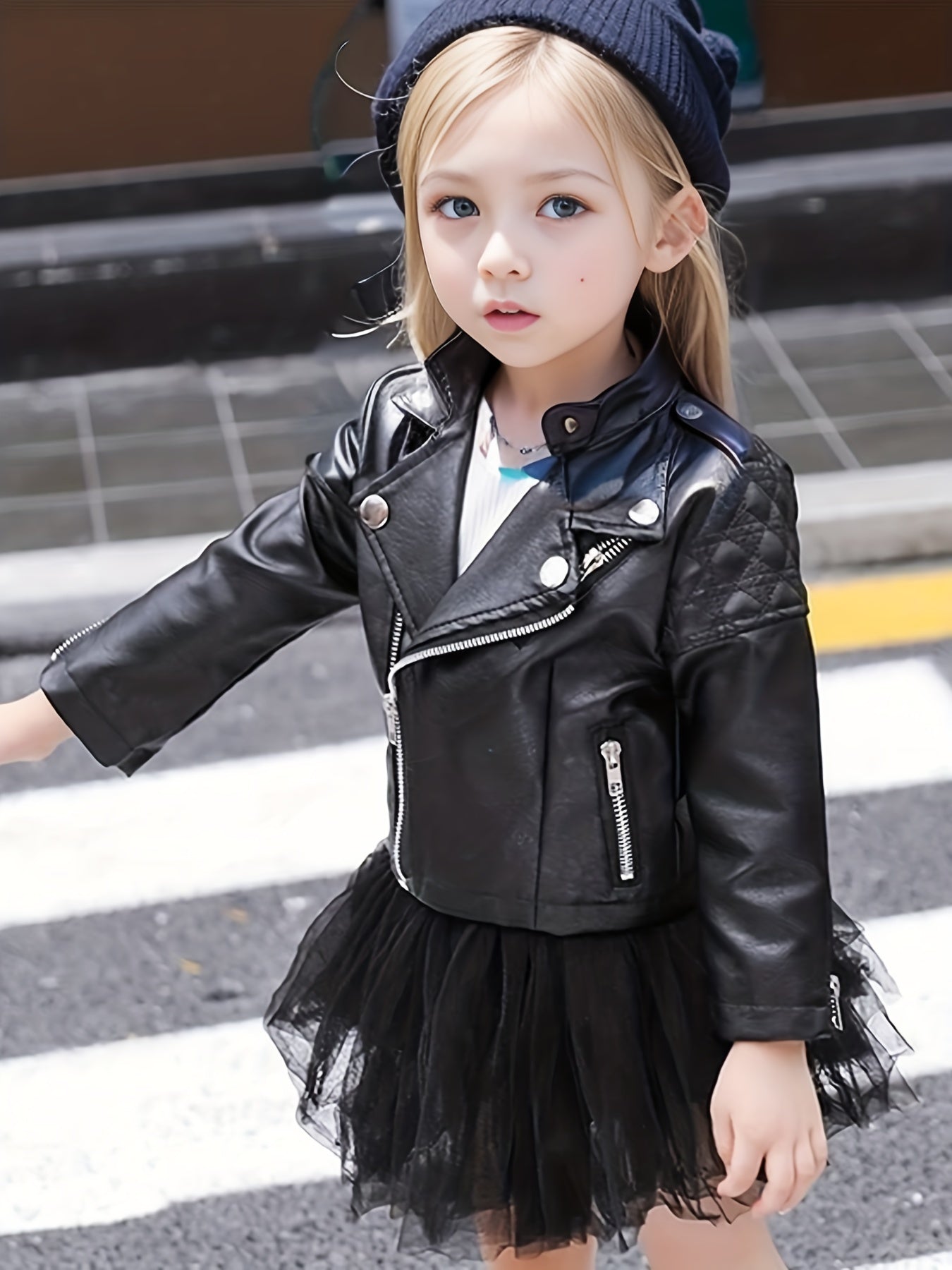 Stylish Windbreaker Jacket for Kids Spring Autumn Outwear Zipper Coat