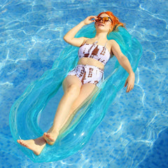 Inflatable Water Hammock Lounger for Pool and Beach Parties