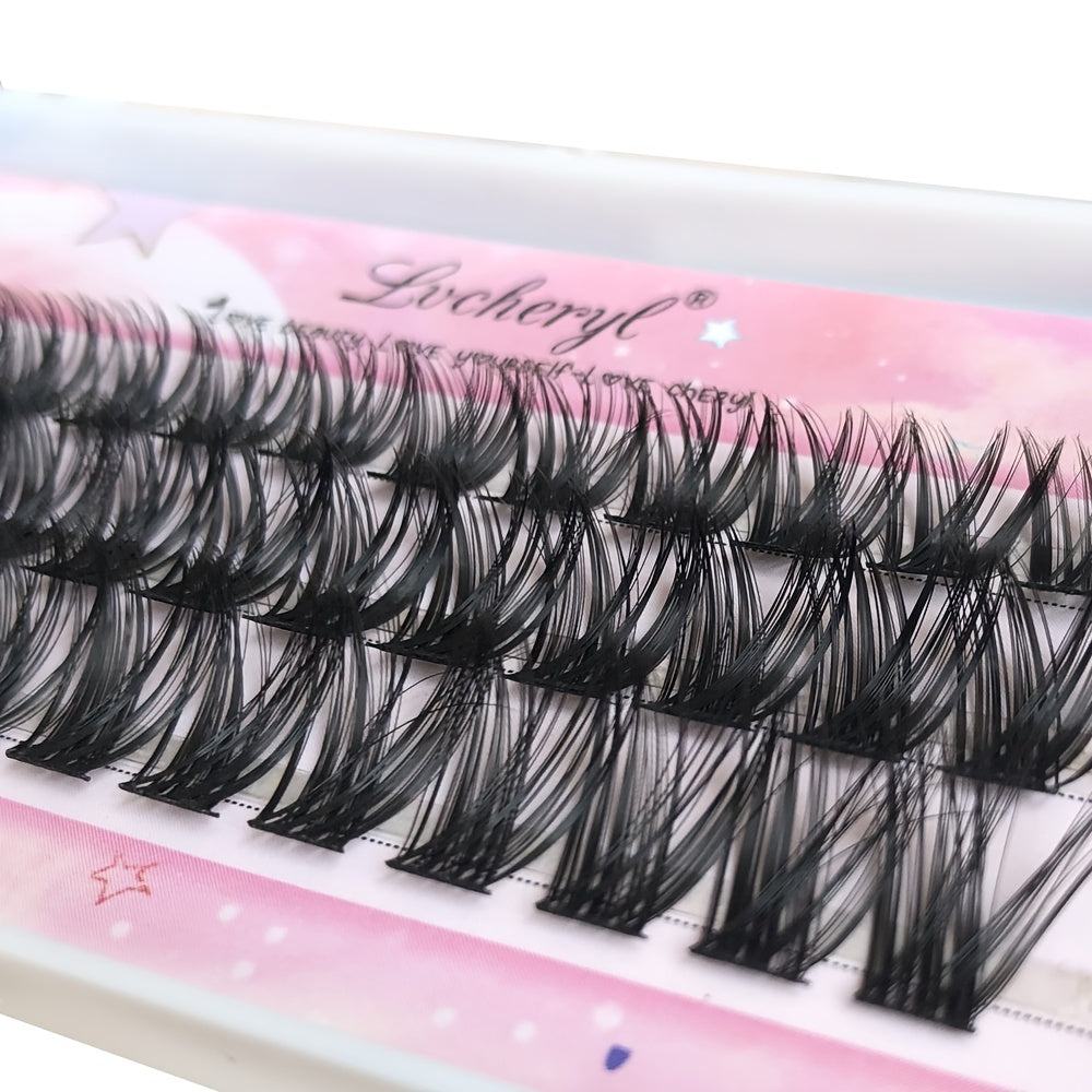 3D DIY D Curling Mink Eyelashes 36pcs