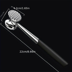 Stainless Steel Meat Tenderizer Hammer Double-sided Mallet