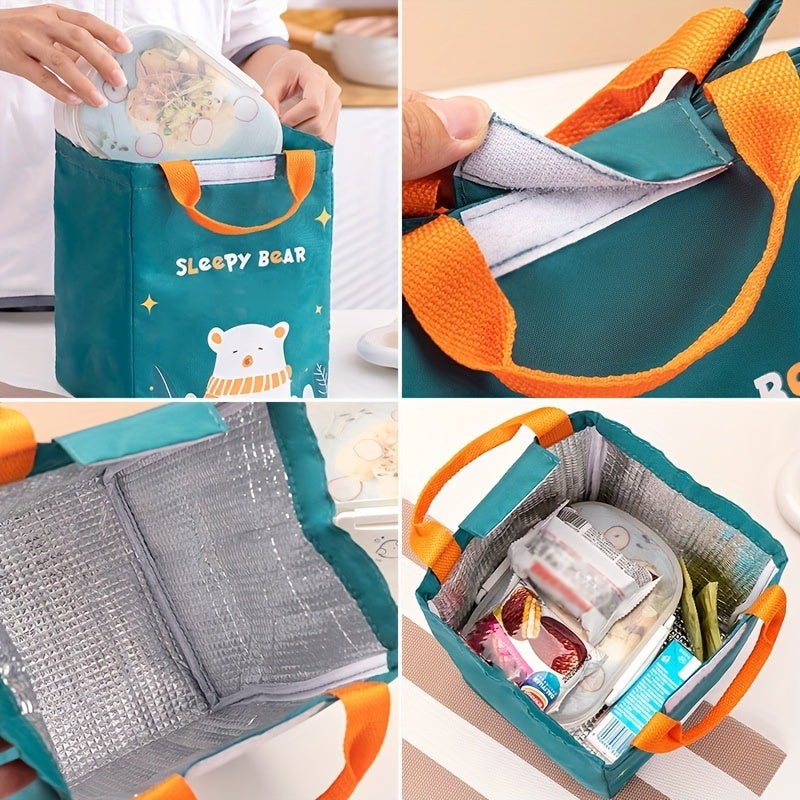 Dinosaur Lunch Bag Waterproof Durable Tote for Work School