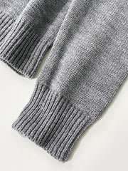 Men Casual Knitted Sweater without Shirt