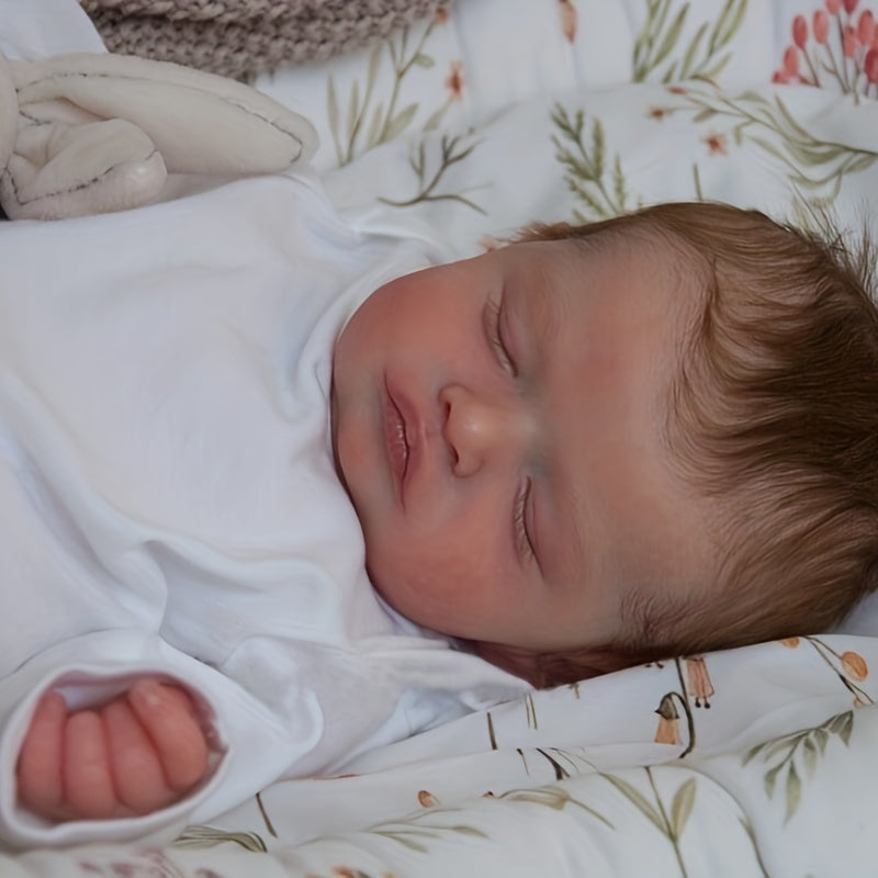 Newborn Baby Rosalie Reborn Doll 3D Skin Top Collectible Art Doll