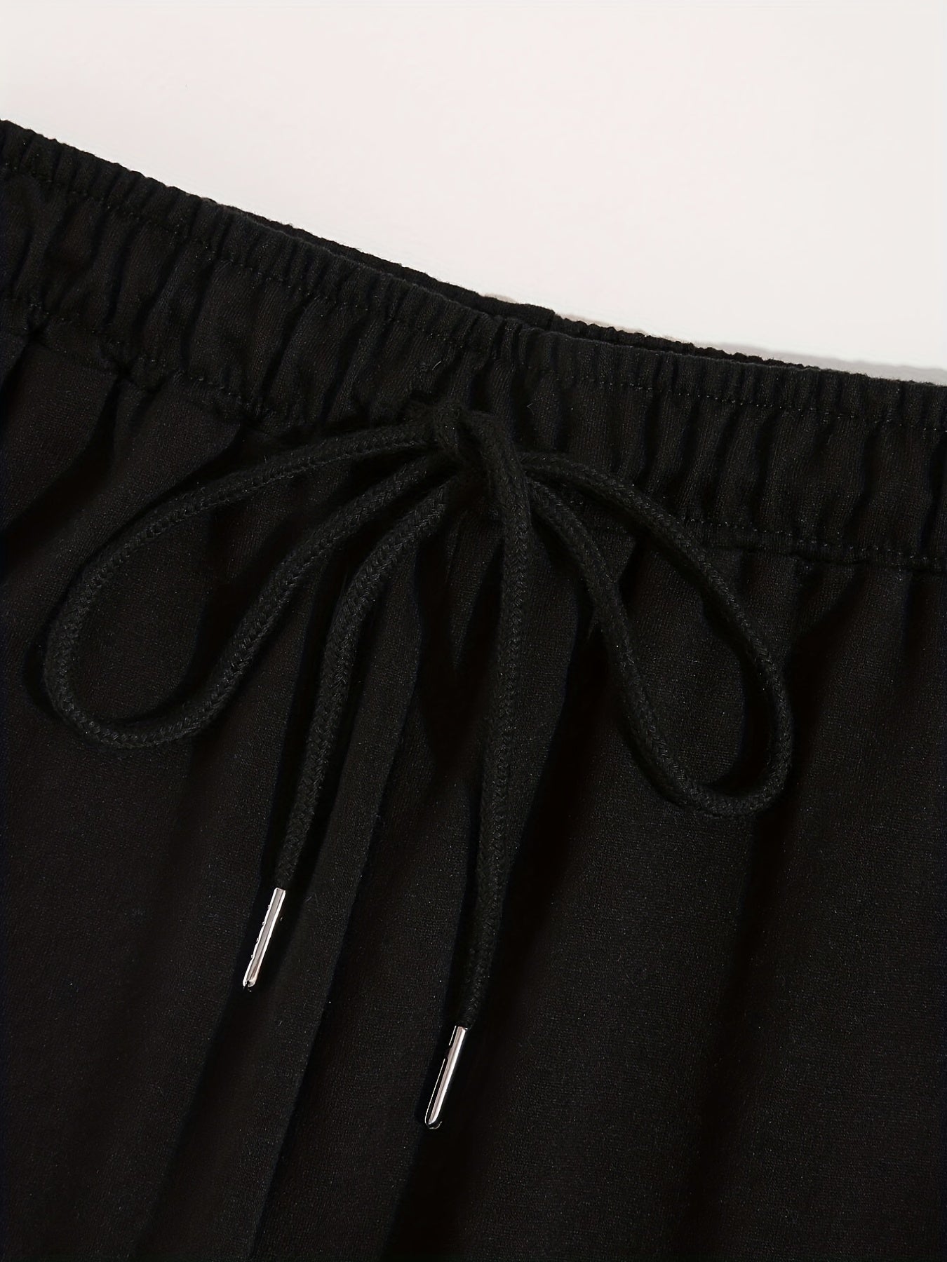 Casual Sports Sweatpants Loose Fit Drawstring Sports Pants