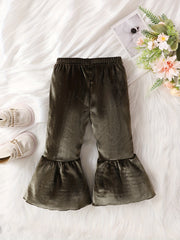 Boho Style Bell Bottom Pants for Baby Girls