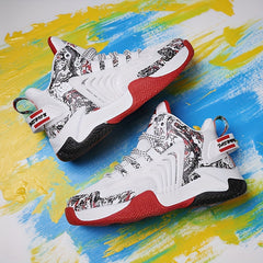 High Top Basketball Shoes for Boys, Non Slip Soft Sole Sneakers