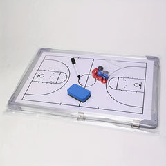 Basketball Tactical Board Aluminum Frame Magnetic Wall Mounted