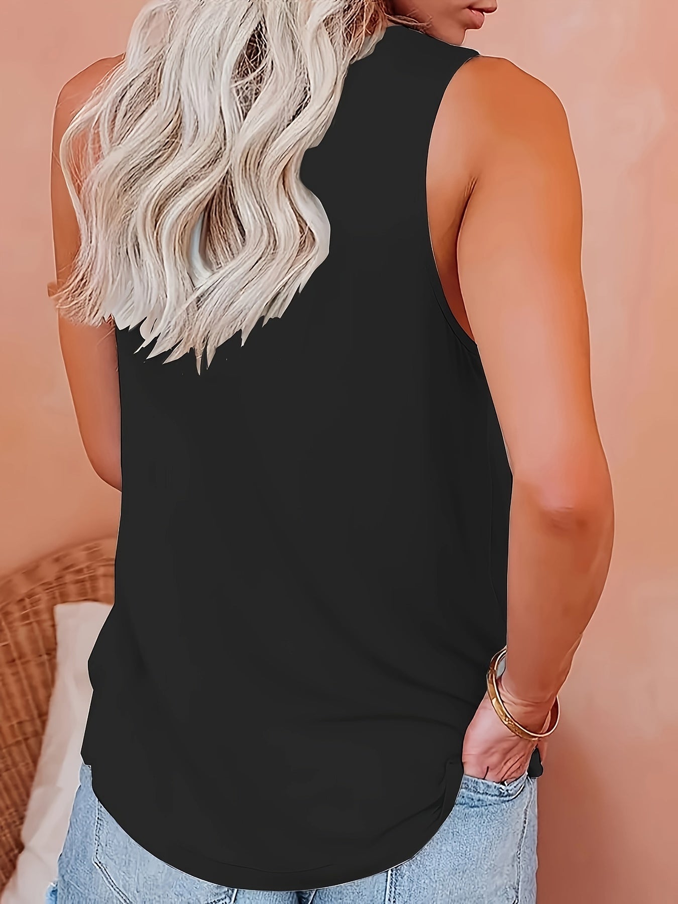 Cowboy Print Tank Top for Summer
