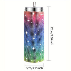 20oz Stainless Steel Tumbler Sparkle Water Cup