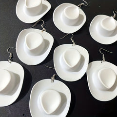 Creative Disco Cowboy Hat Earrings Party Accessories