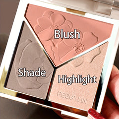 3-in-1 Contour Highlight & Brighten Powder Palette