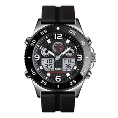 Dual Display Military Electronic Watch Outdoor Sports Waterproof