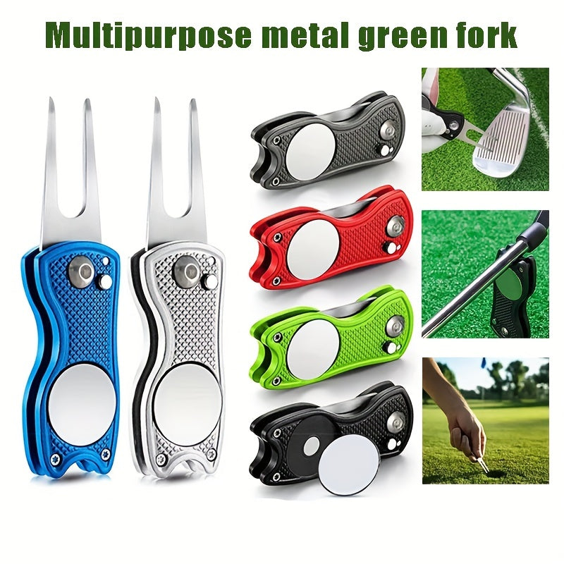 Portable Aluminum Golf Divot Repair Tool