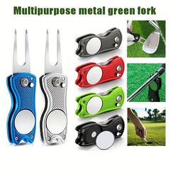 Portable Aluminum Golf Divot Repair Tool