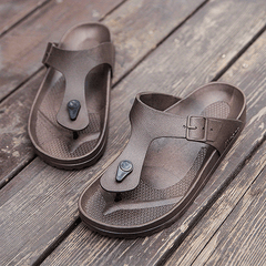 Men's Non Slip Flip Flops, Comfy Thong Sandals for Summer