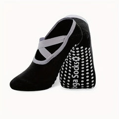 Women's Non Slip Yoga Socks Low Top Breathable Solid Color Practice Socks