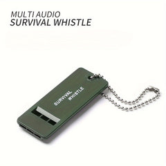 3 Frequency Outdoor Survival Whistle for Camping & Hiking, Loud & Durable