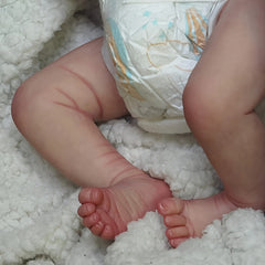 Reborn Doll Cloth Body Toy With 3D Handemade Marble Texture Skin