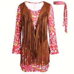 70s 80s Retro Disco Costume 6pcs Set