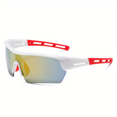 Men's Half Frame Cycling Sunglasses Windproof Sports Goggles