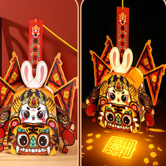 Year Of The Rabbit Paper Lamp Handcraft Projection Lamp