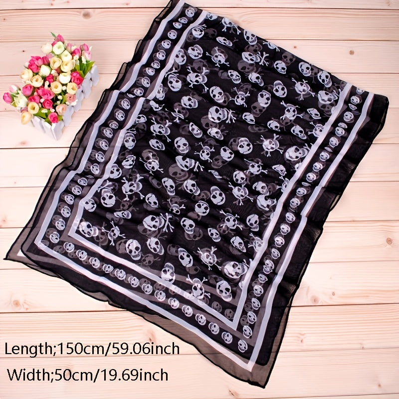 Boho Flower Print Chiffon Scarf Warm Shawl Sunscreen Hijab