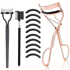 Eyelash Curler Kit Metal Lash Curlers Eyelash Applicator Guard Tool