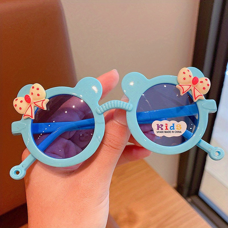 Kids Sunglasses Little Kid Bow Cartoon Girls Sun Protection Sunglasses