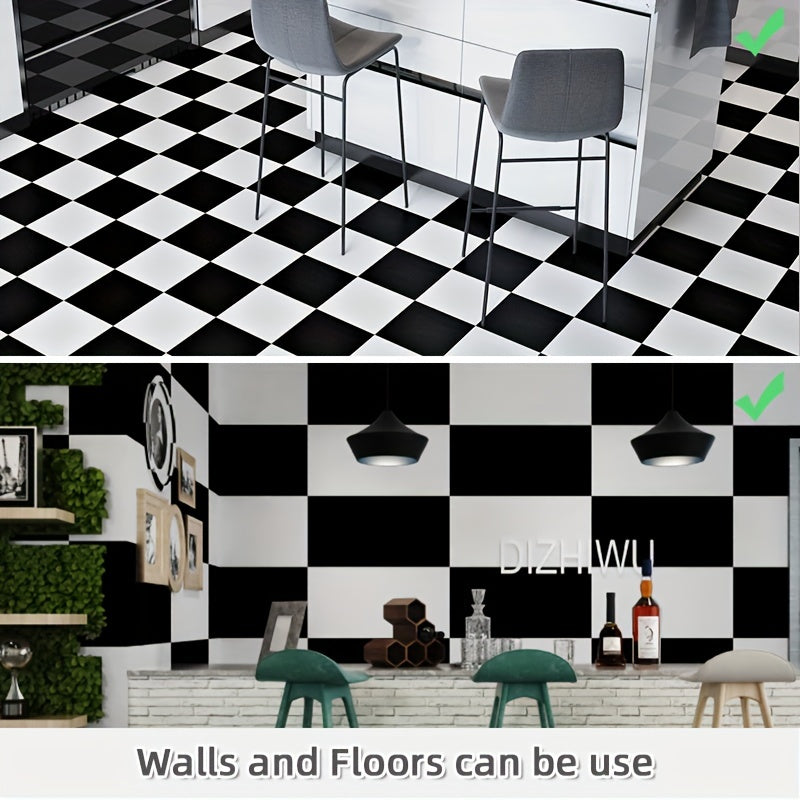 20pcs PVC Marble Floor Stickers Waterproof Bathroom Decals 30