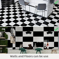 20pcs PVC Marble Floor Stickers Waterproof Bathroom Decals 30