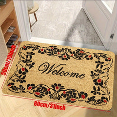 Durable Welcome Doormat Non slip Dirt Resistance Mat