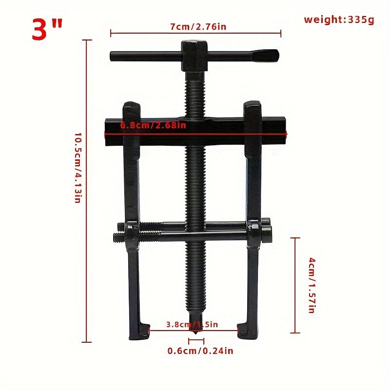 Adjustable Two Prong Bearing Puller for Motorcycles Cars and More