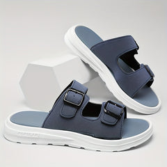 Men's Casual Slides Sandals Non Slip Slippers Open Toe Shoes