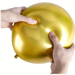 16pcs Latex Metal Balloons Wedding Birthday Party Decoration Supplies