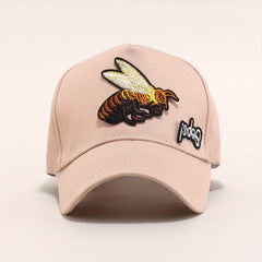 Bee Patch Baseball Cap Sun Hat Lightweight Unisex Dad Hat