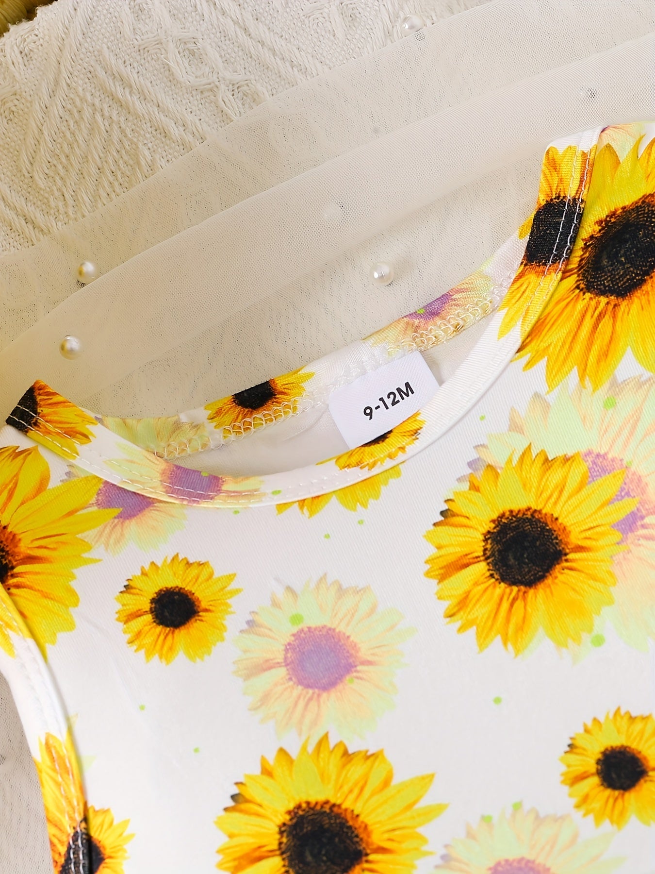Sweet Floral Print Sleeveless Puffy Dress for Toddler Girls