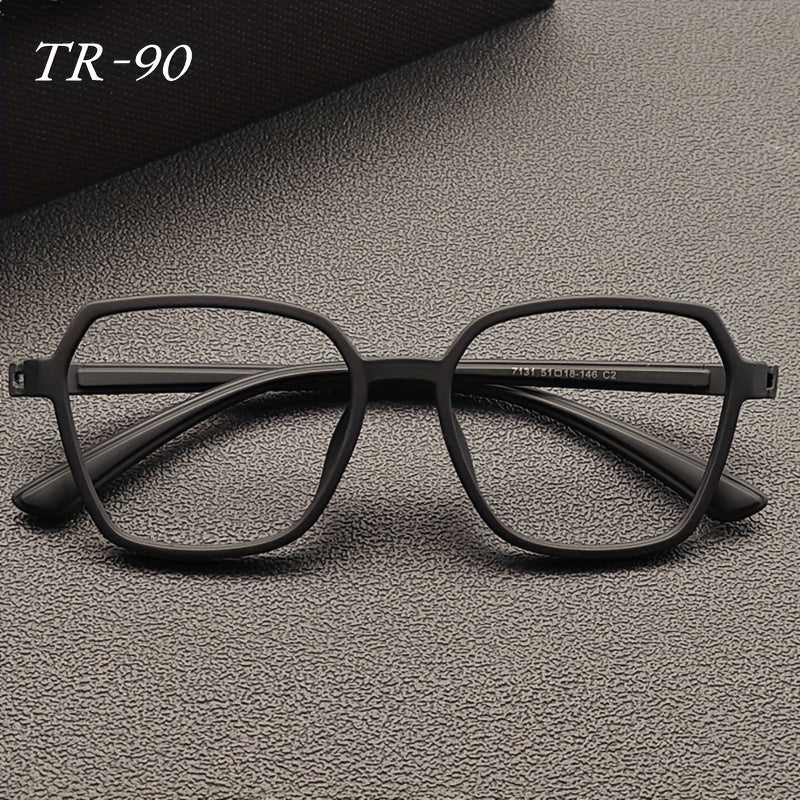 Men's TR90 Flat Glasses Light Blocking Mirror Holder