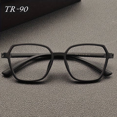 Men's TR90 Flat Glasses Light Blocking Mirror Holder
