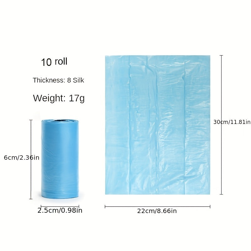 10 Rolls 150pcs Biodegradable Pet Waste Bag Leak Proof Dog Poop Bags