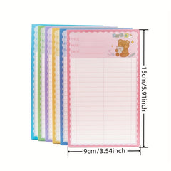 30 Creative Cartoon Note Book Non-adhesive Tearable Notepad