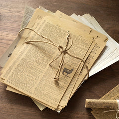 Vintage Scrapbooking and Decoupage Paper Set - 57pcs