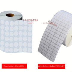 500 Square Round Label Paper for Diamond Painting