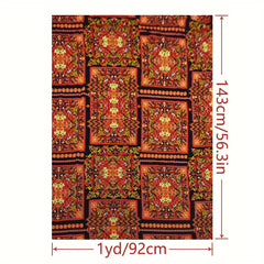 1yd Jacquard Artificial Cotton Fabric DIY Hand Cloth Dress Pants Bedding